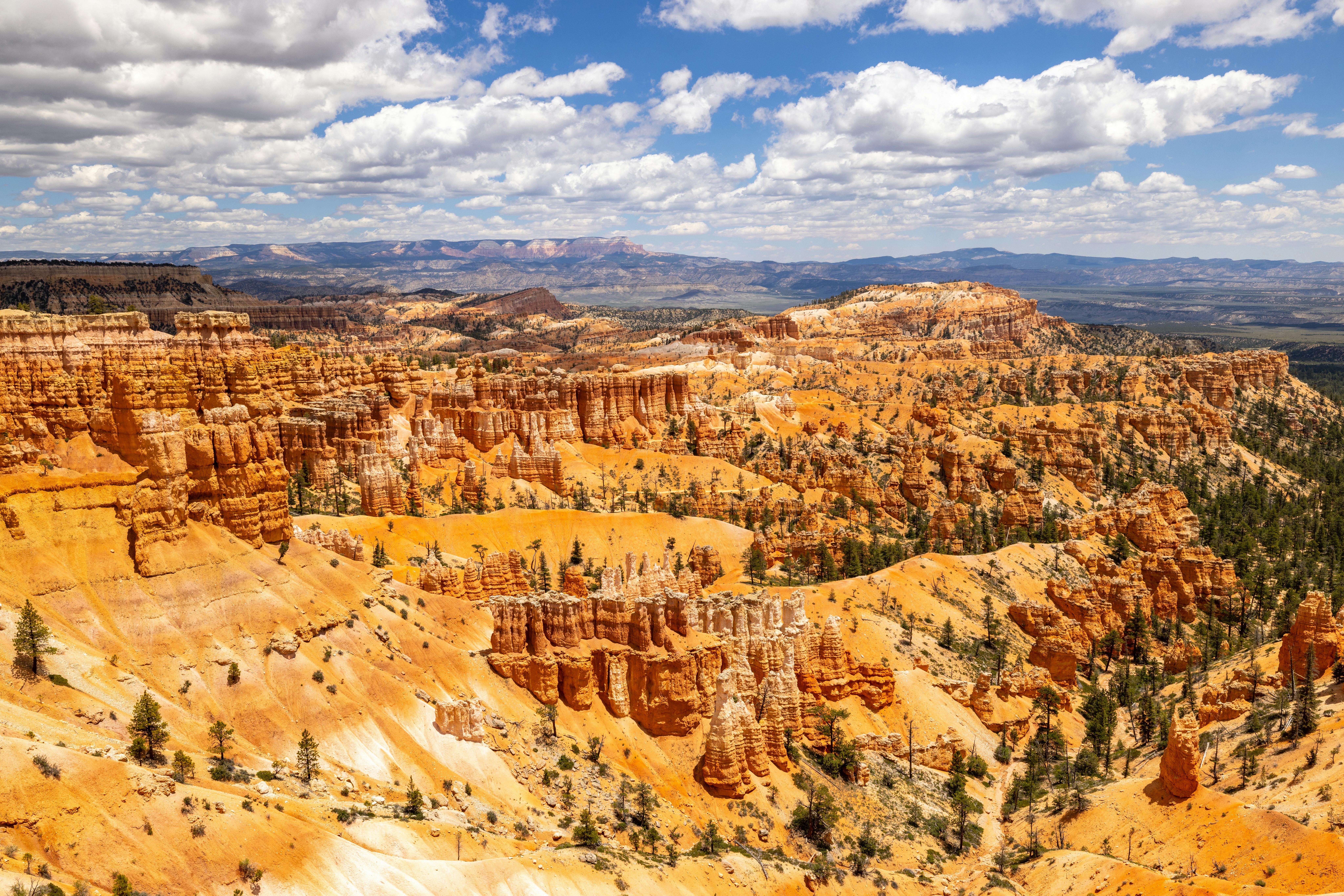 Formations de hoodoos spectaculaires et falaises rouges au parc national Bryce Canyon dans le sud-ouest de l'Utah